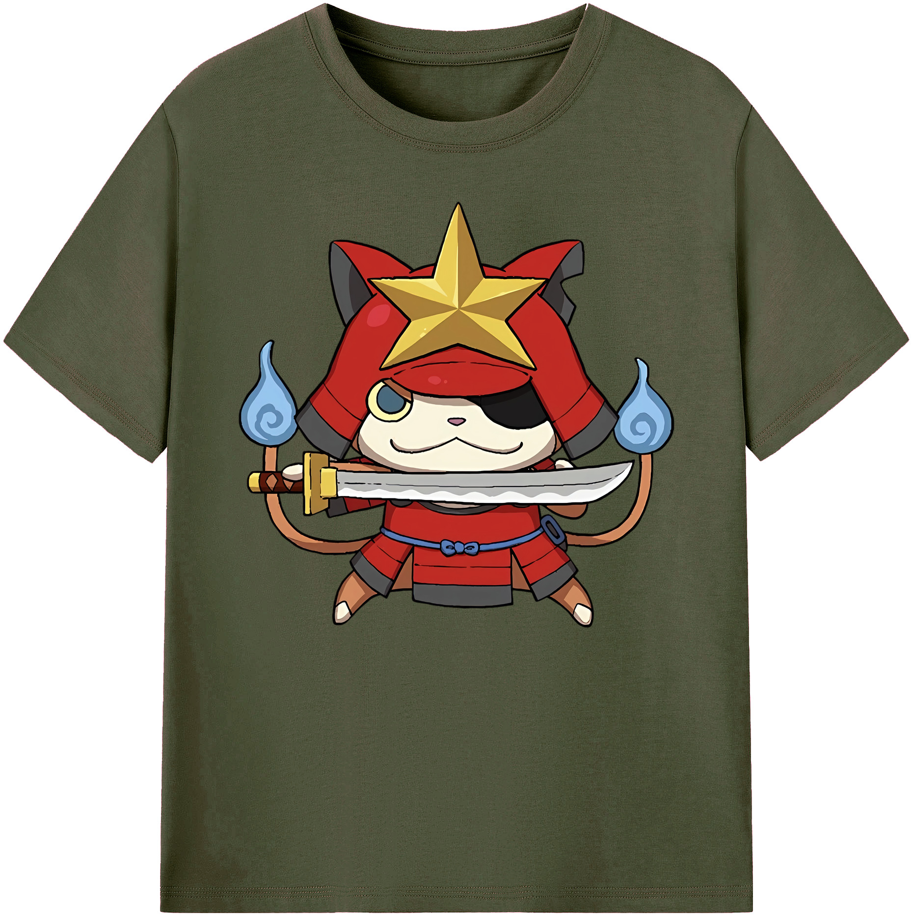 （画像用） 妖怪ウォッチ Yo-kai Watch 綿100％ メンズ半袖Tシャツ｜肌触りやわらか＆通気性